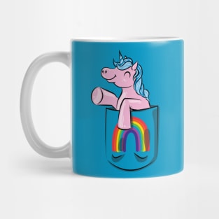 Cotton Candy Pocket Unicorn Mug